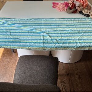 Tommy Bahama Blue and Green Striped Swim Coverup